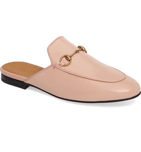 gucci princetown mule light pink